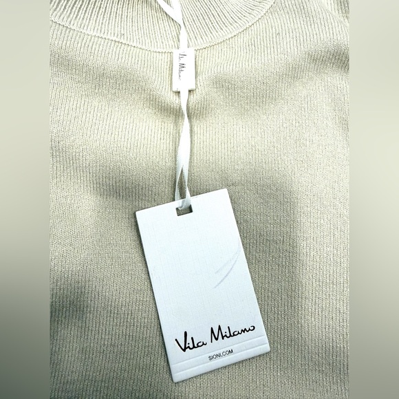 Vila Milano Women’s Puff Sleeve Sweater, in Cream, NWT - Picture 5 of 6
